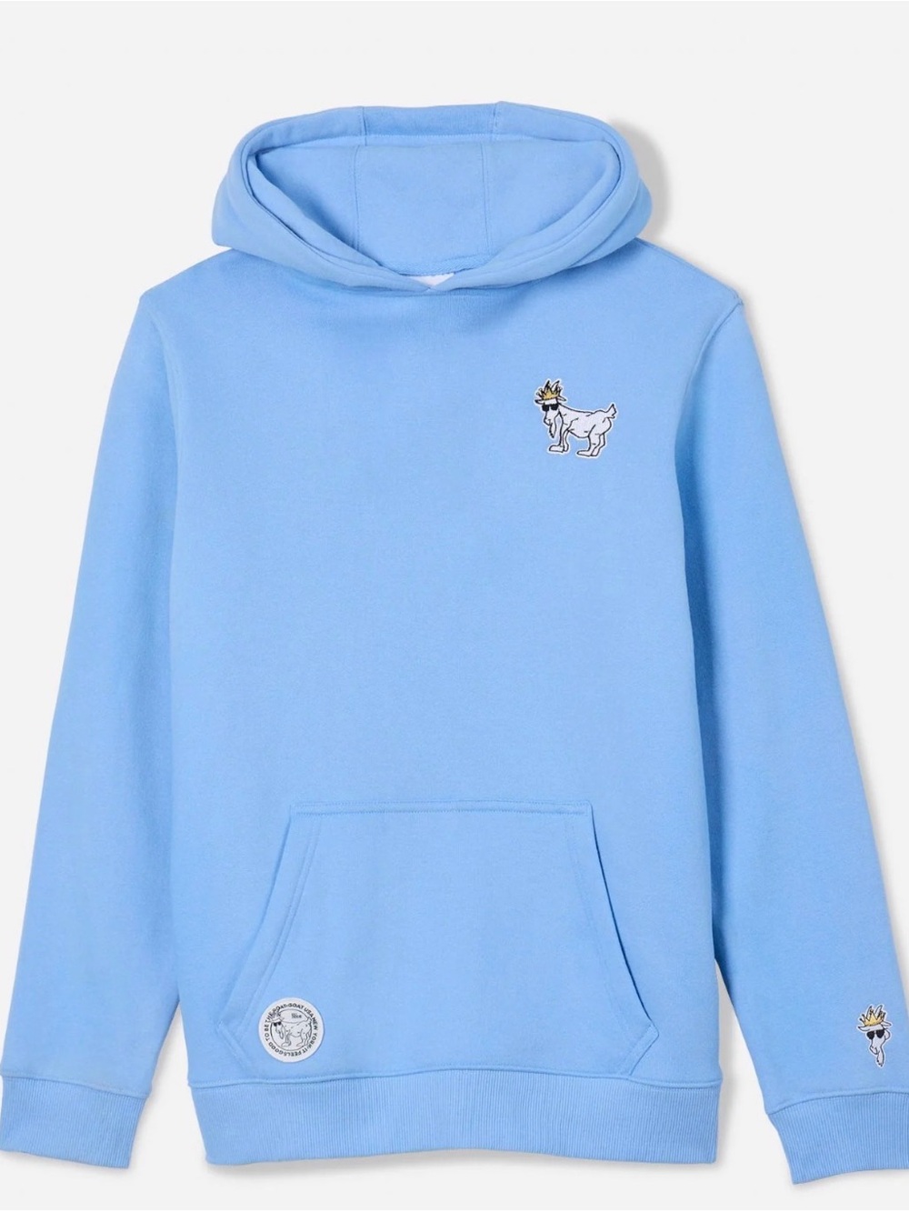 GOAT USA OG Hoodie Youth Medium Carolina Blue | Barely Worn